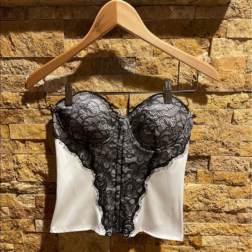 NWT Charlotte Russe Lace Corset Top